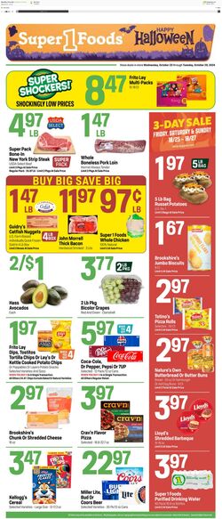 Weekly ad Super1Foods 10/16/2024 - 10/22/2024