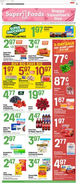 Weekly ad Super1Foods 11/06/2024 - 11/12/2024