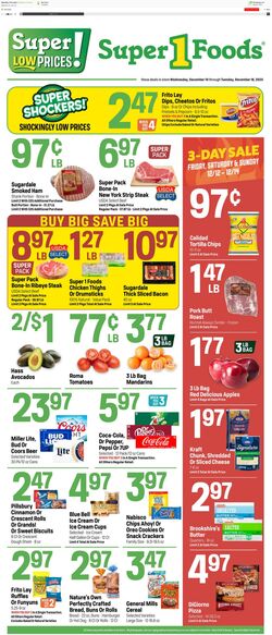 Weekly ad Super1Foods 12/17/2025 - 12/24/2025