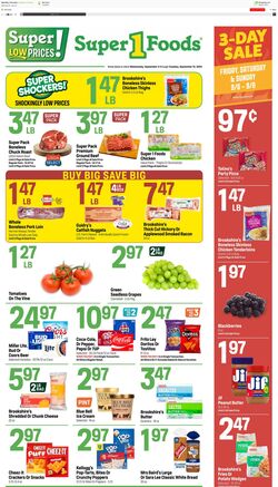 Weekly ad Super1Foods 09/11/2024 - 09/17/2024