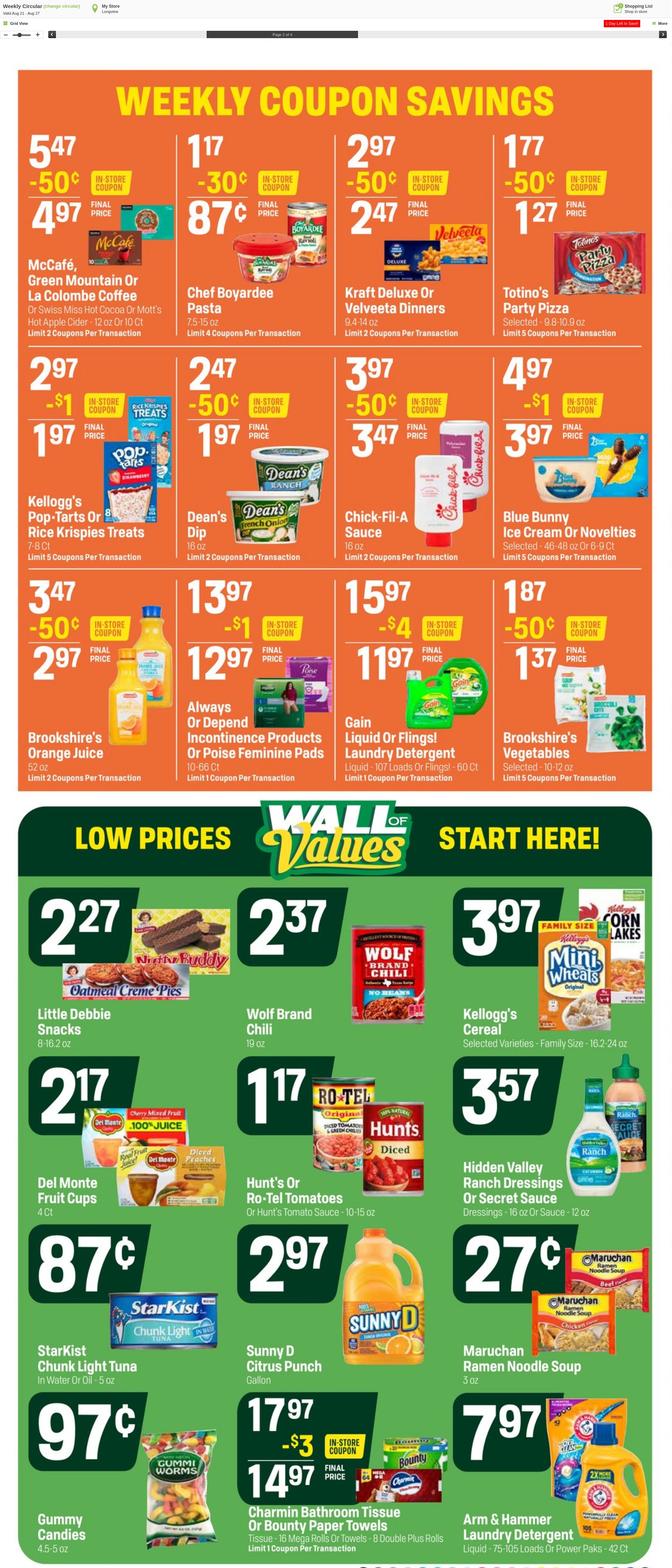 Weekly ad Super1Foods 08/28/2024 - 09/03/2024