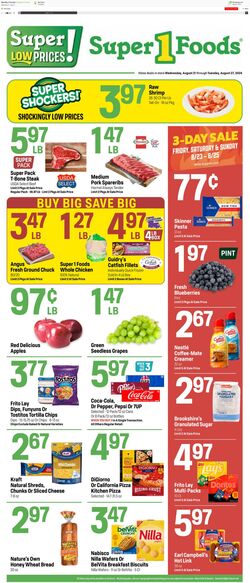 Weekly ad Super1Foods 07/31/2024 - 08/06/2024