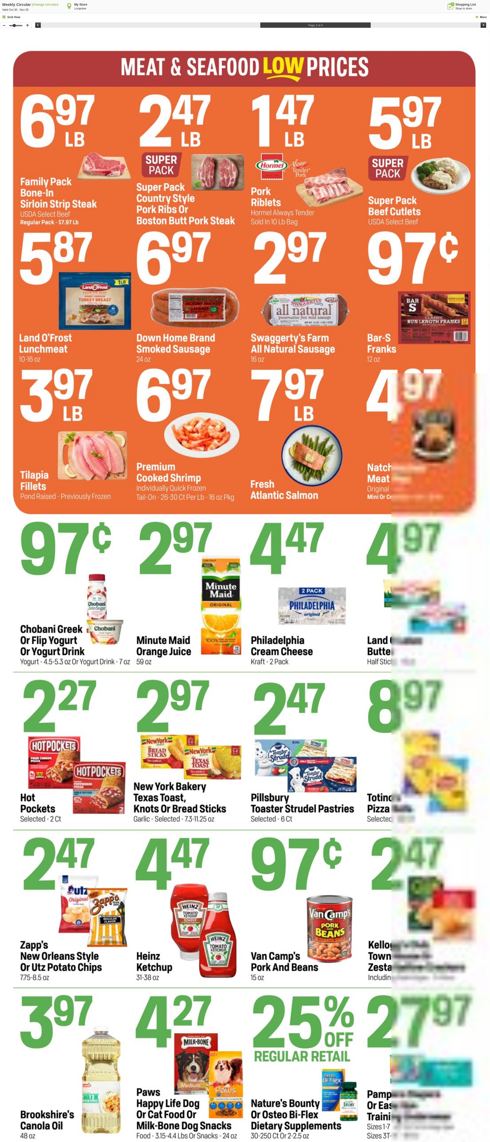 Weekly ad Super1Foods 10/30/2024 - 11/05/2024