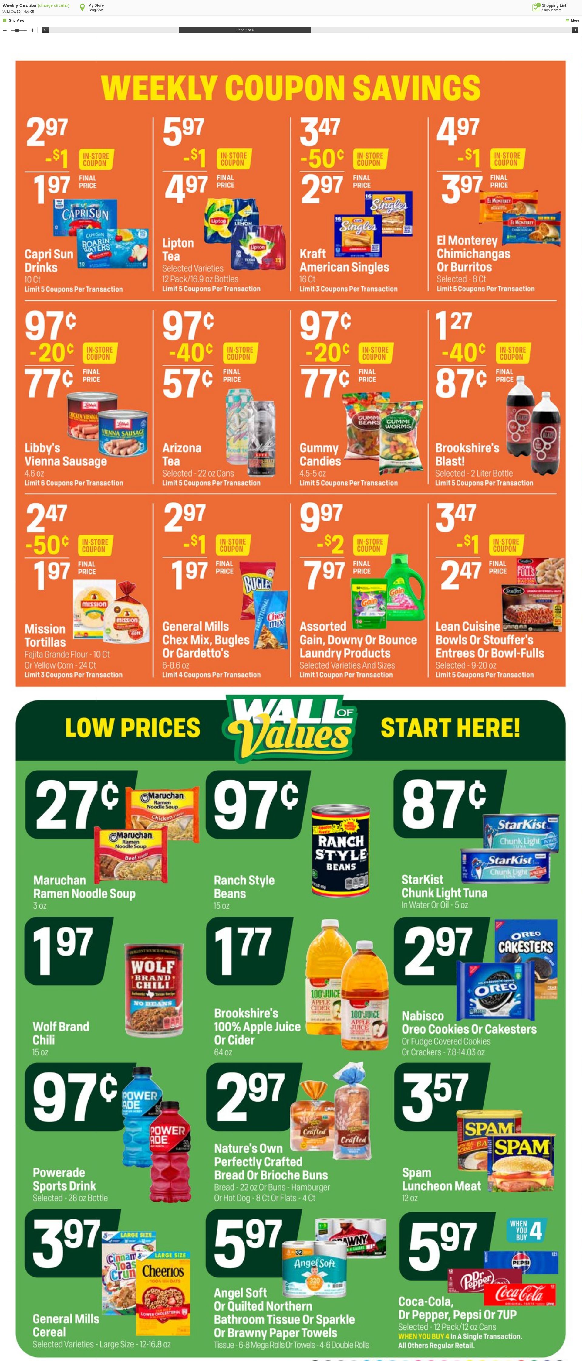 Weekly ad Super1Foods 10/30/2024 - 11/05/2024