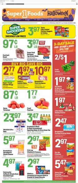 Weekly ad Super1Foods 11/06/2024 - 11/12/2024