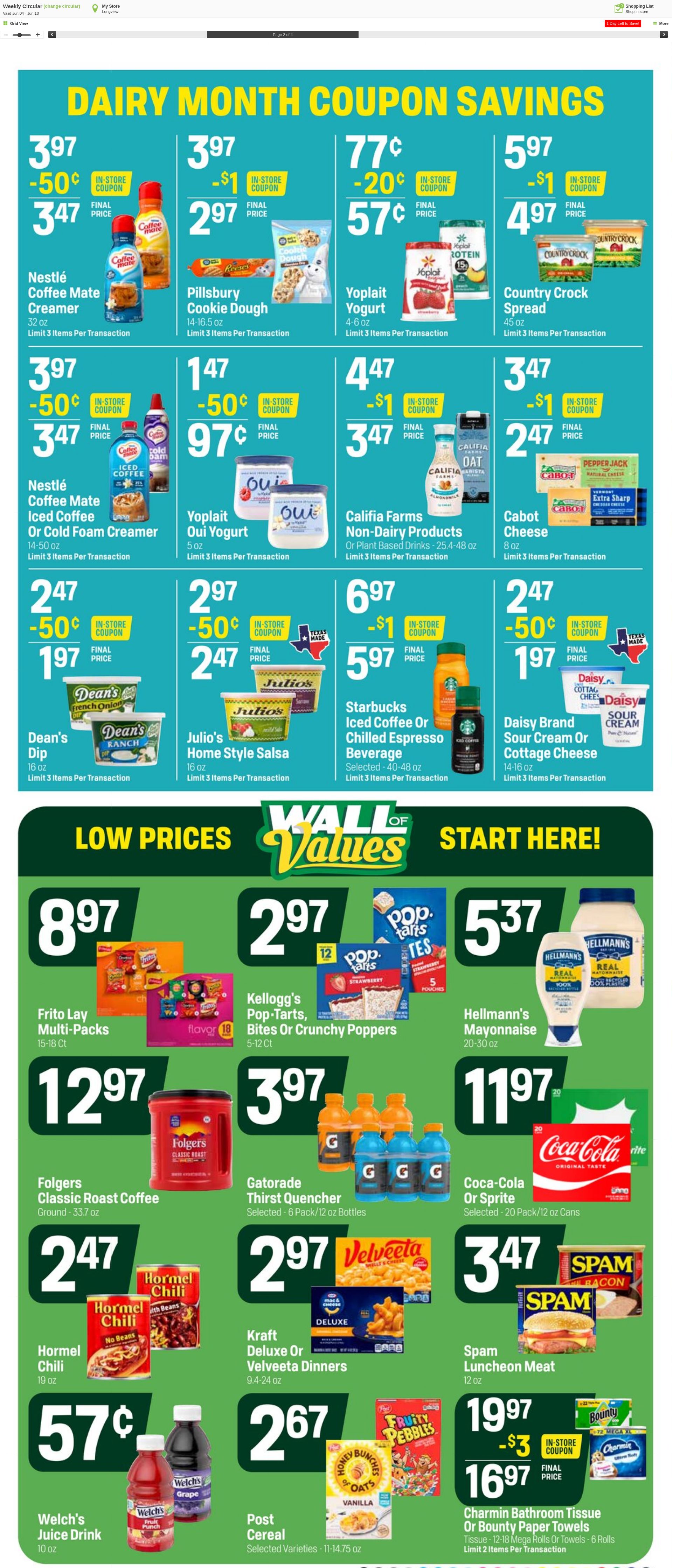 Weekly ad Super1Foods 06/11/2025 - 06/17/2025