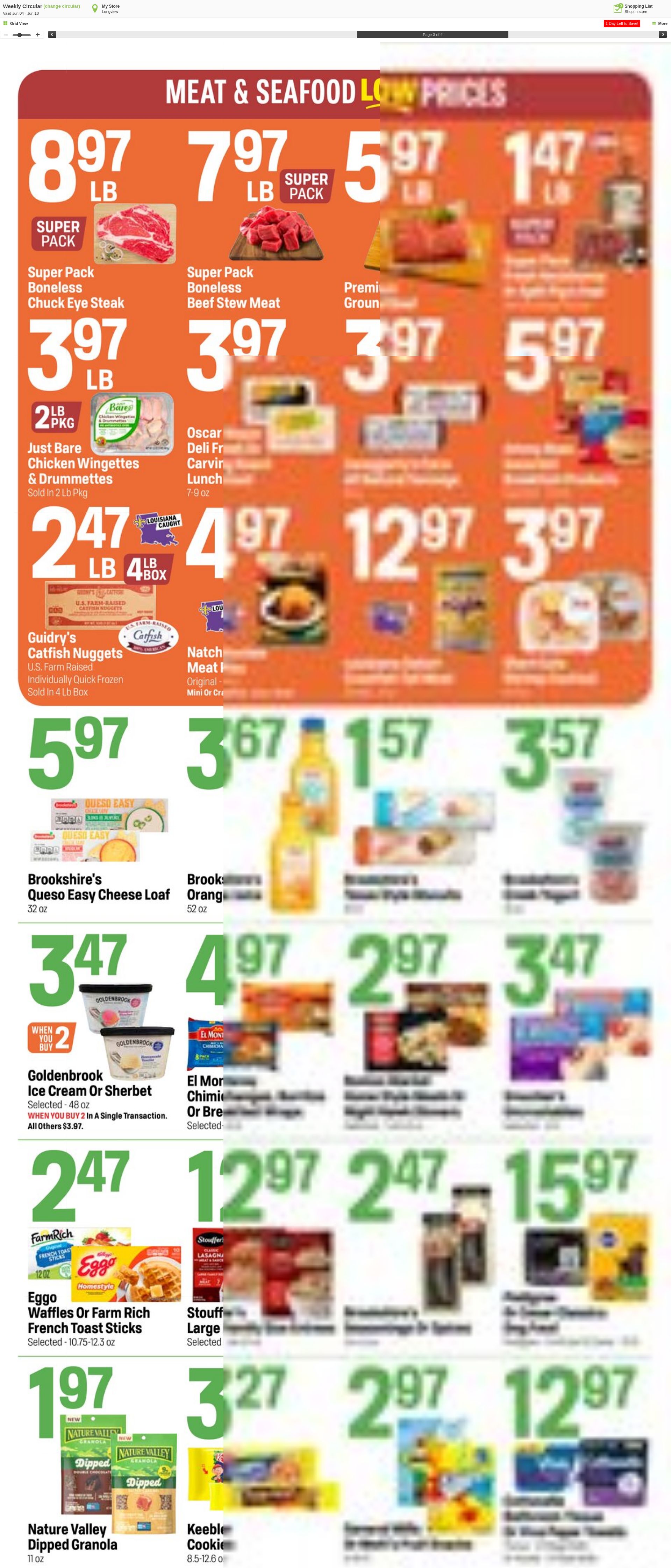 Weekly ad Super1Foods 06/11/2025 - 06/17/2025