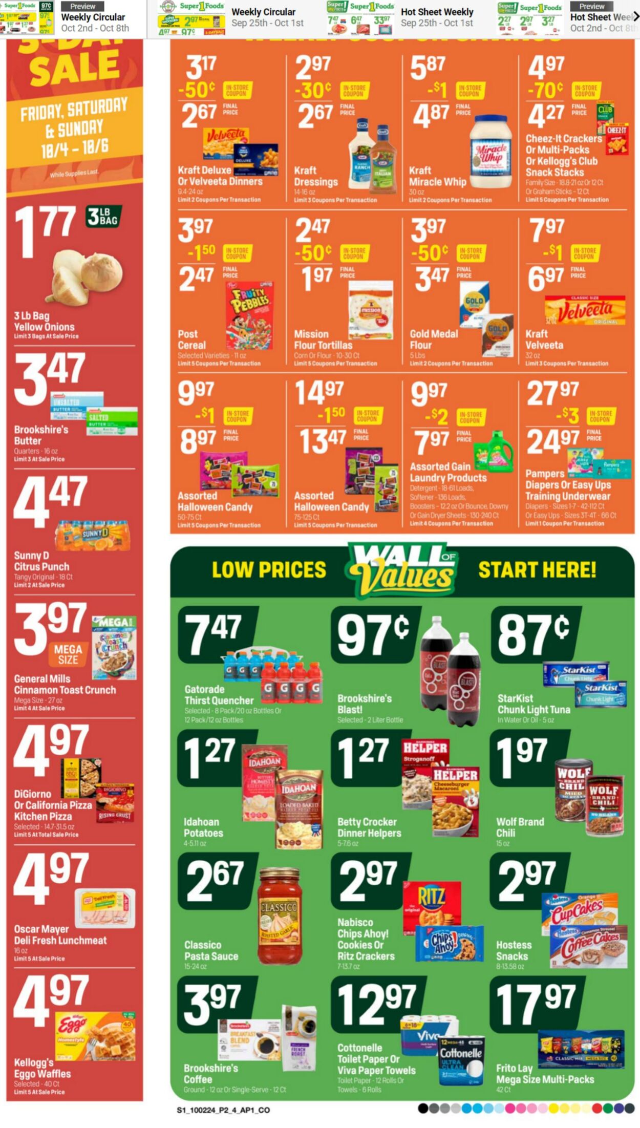 Weekly ad Super1Foods 10/02/2024 - 10/08/2024