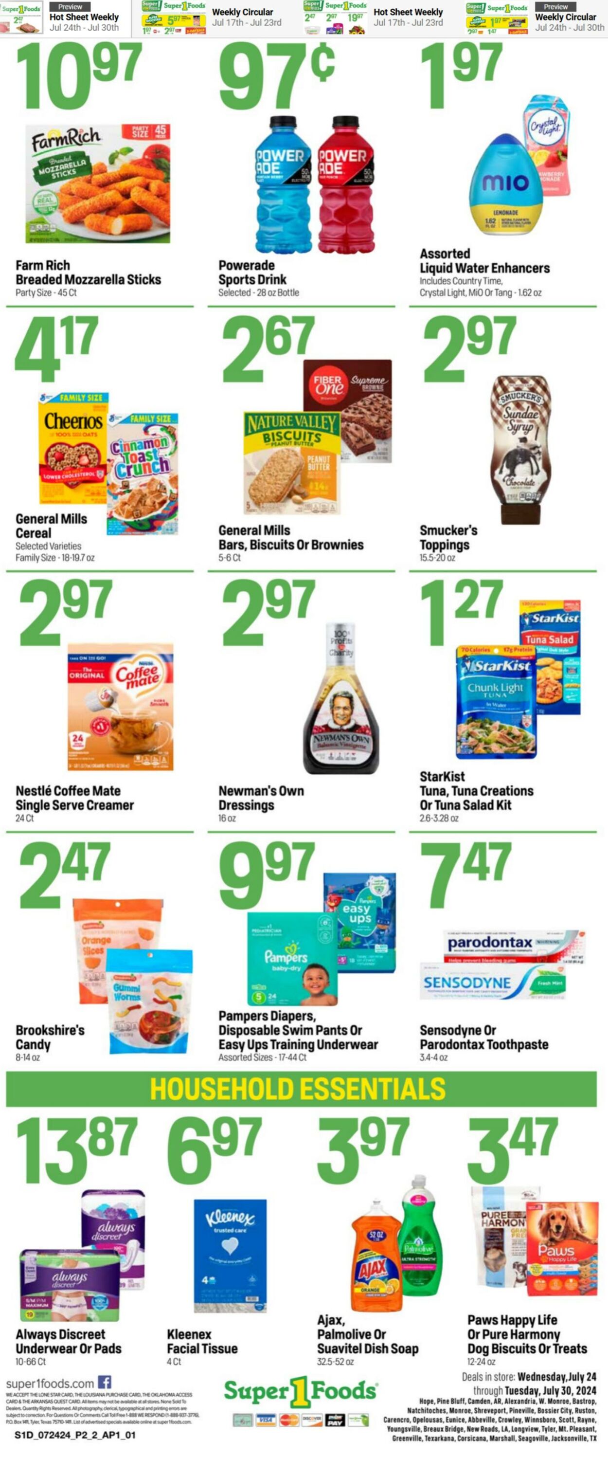 Weekly ad Super1Foods 07/24/2024 - 07/30/2024