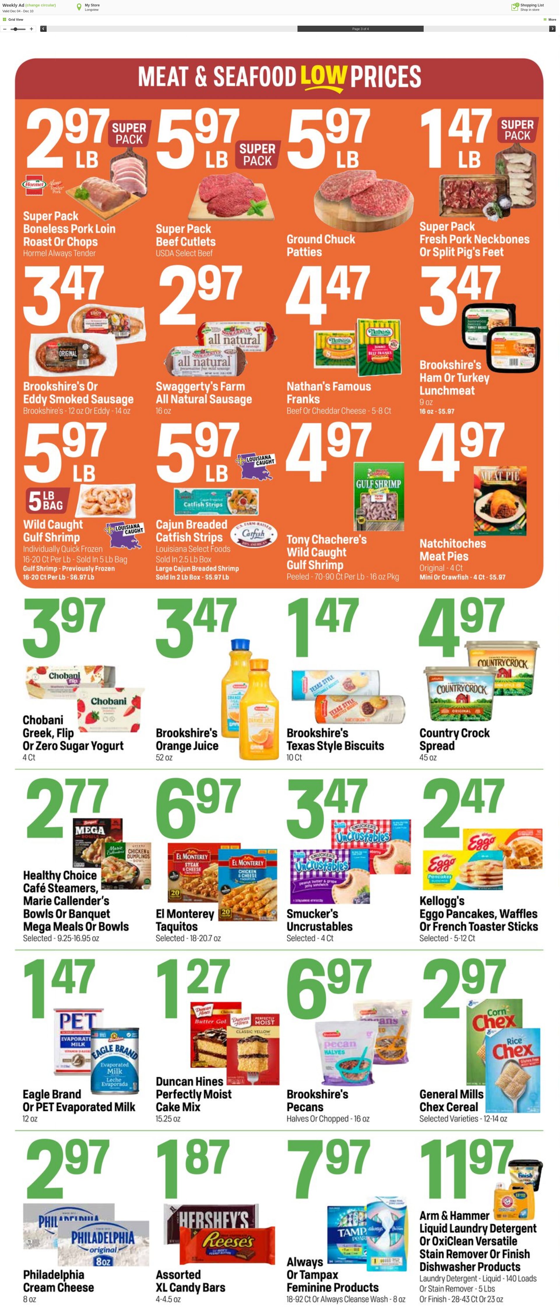 Weekly ad Super1Foods 12/04/2024 - 12/10/2024