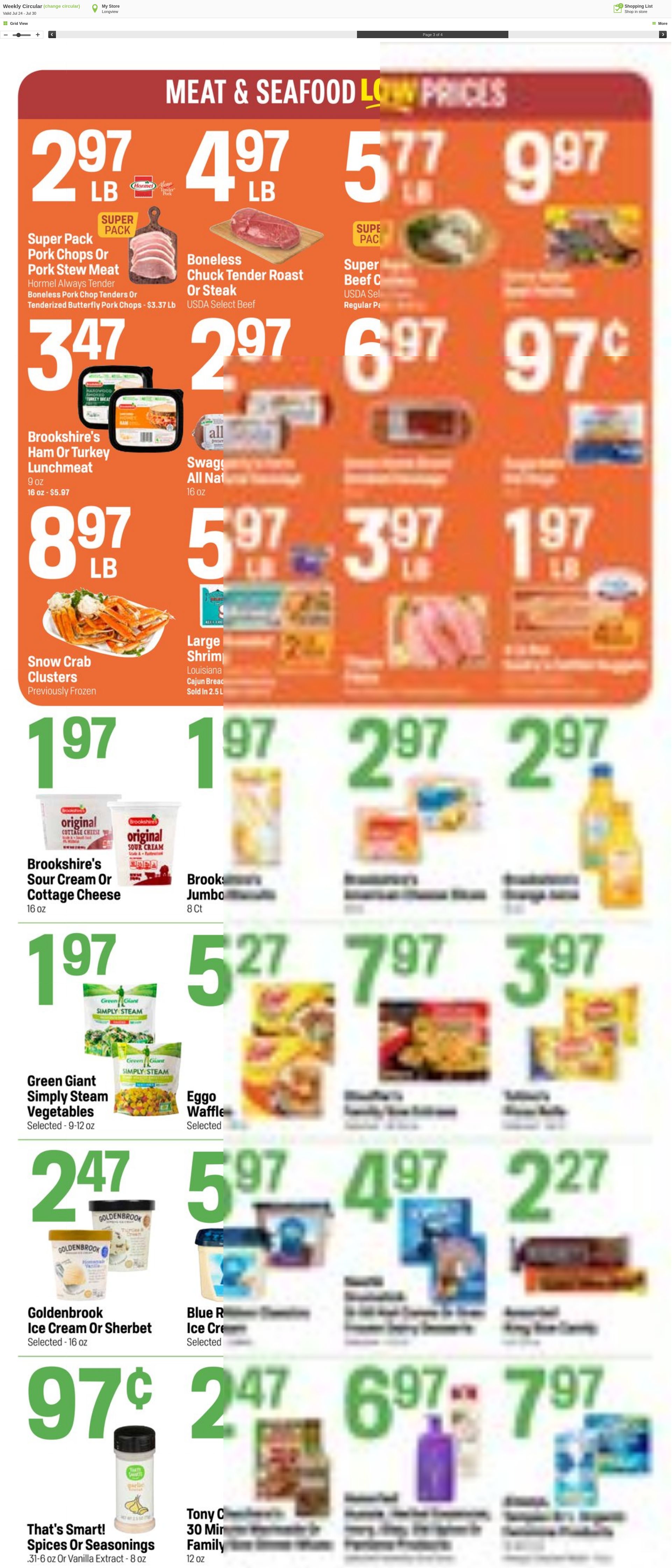 Weekly ad Super1Foods 07/24/2024 - 07/30/2024