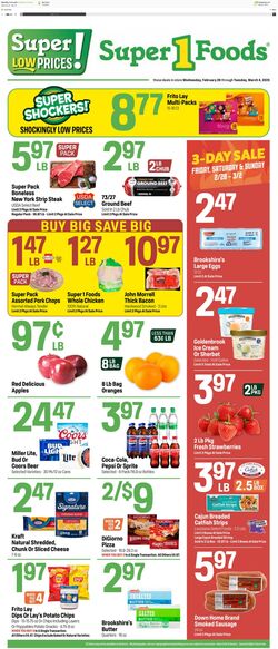 Weekly ad Super1Foods 11/06/2024 - 11/12/2024