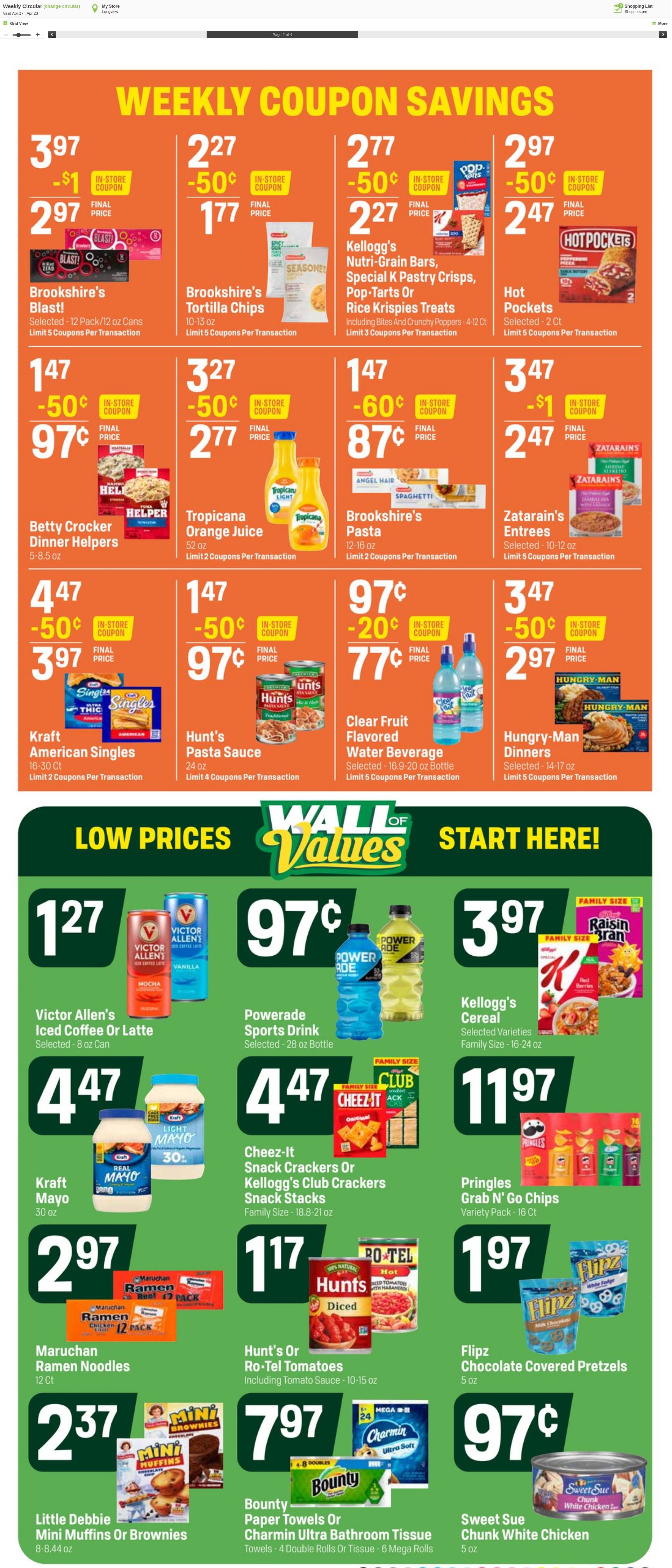 Weekly ad Super1Foods 04/17/2024 - 04/23/2024