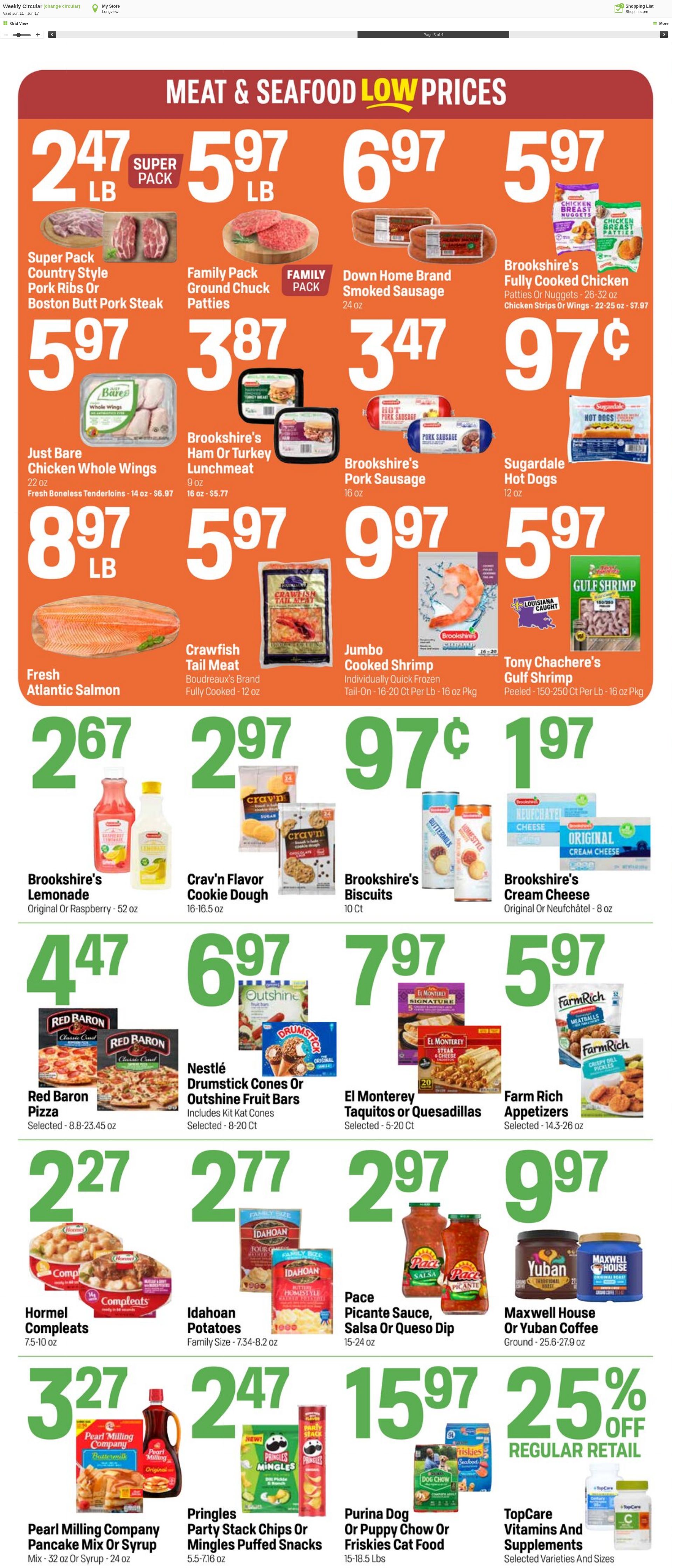 Weekly ad Super1Foods 06/11/2025 - 06/17/2025