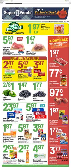 Weekly ad Super1Foods 06/11/2025 - 06/17/2025