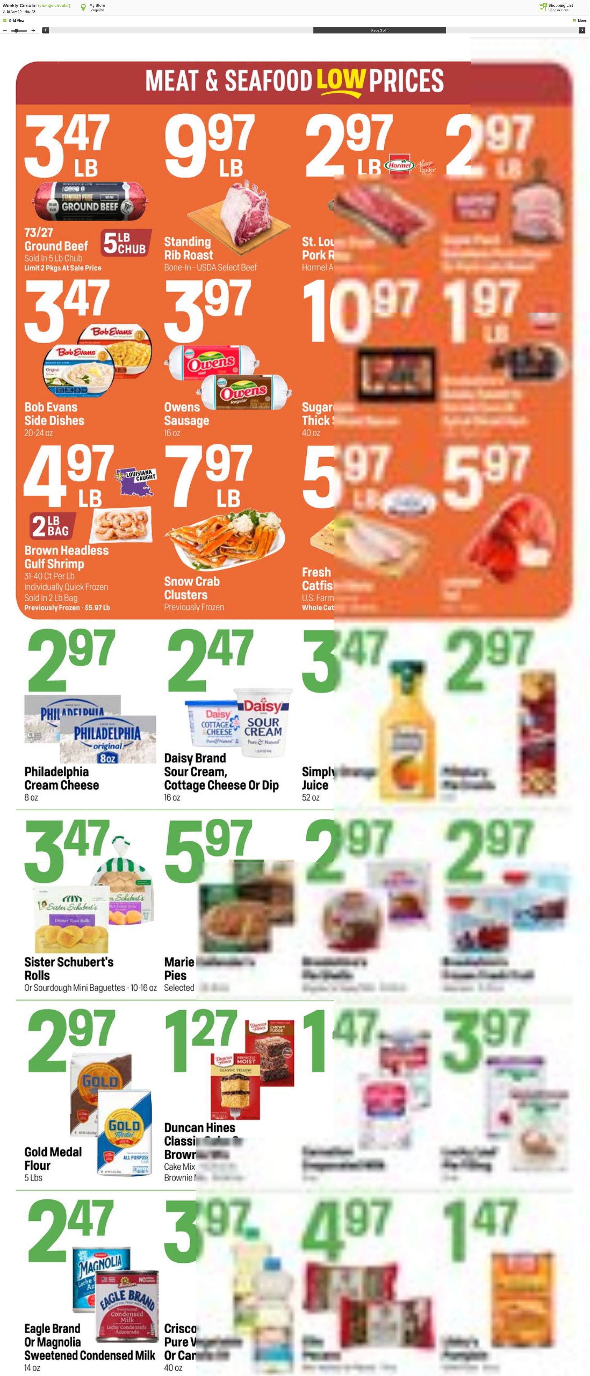 Weekly ad Super1Foods 11/20/2024 - 11/28/2024