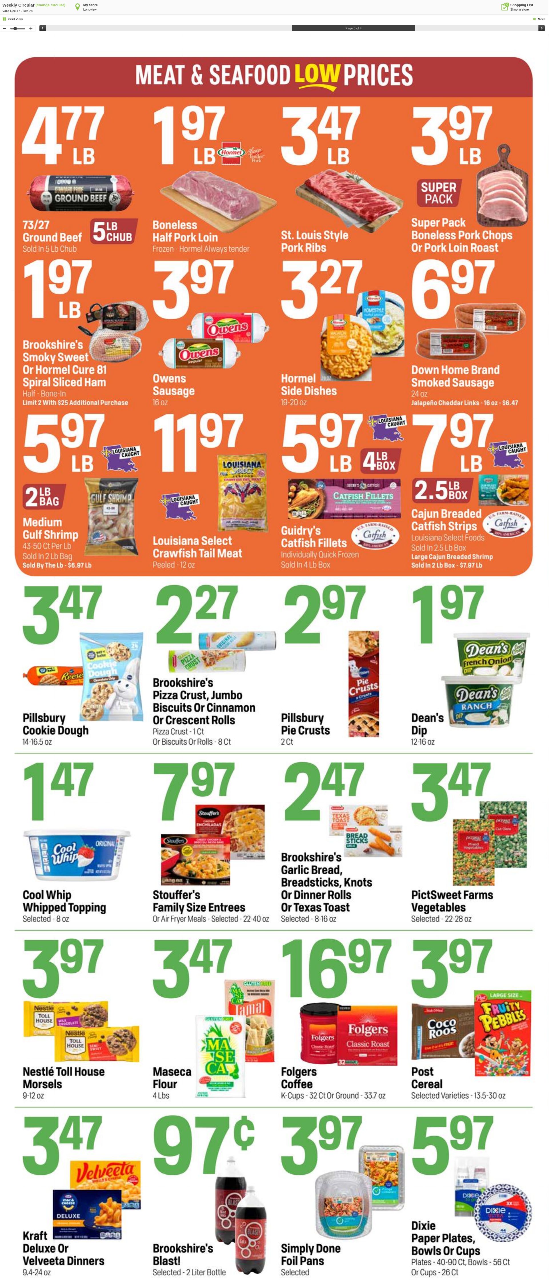 Weekly ad Super1Foods 12/17/2025 - 12/24/2025