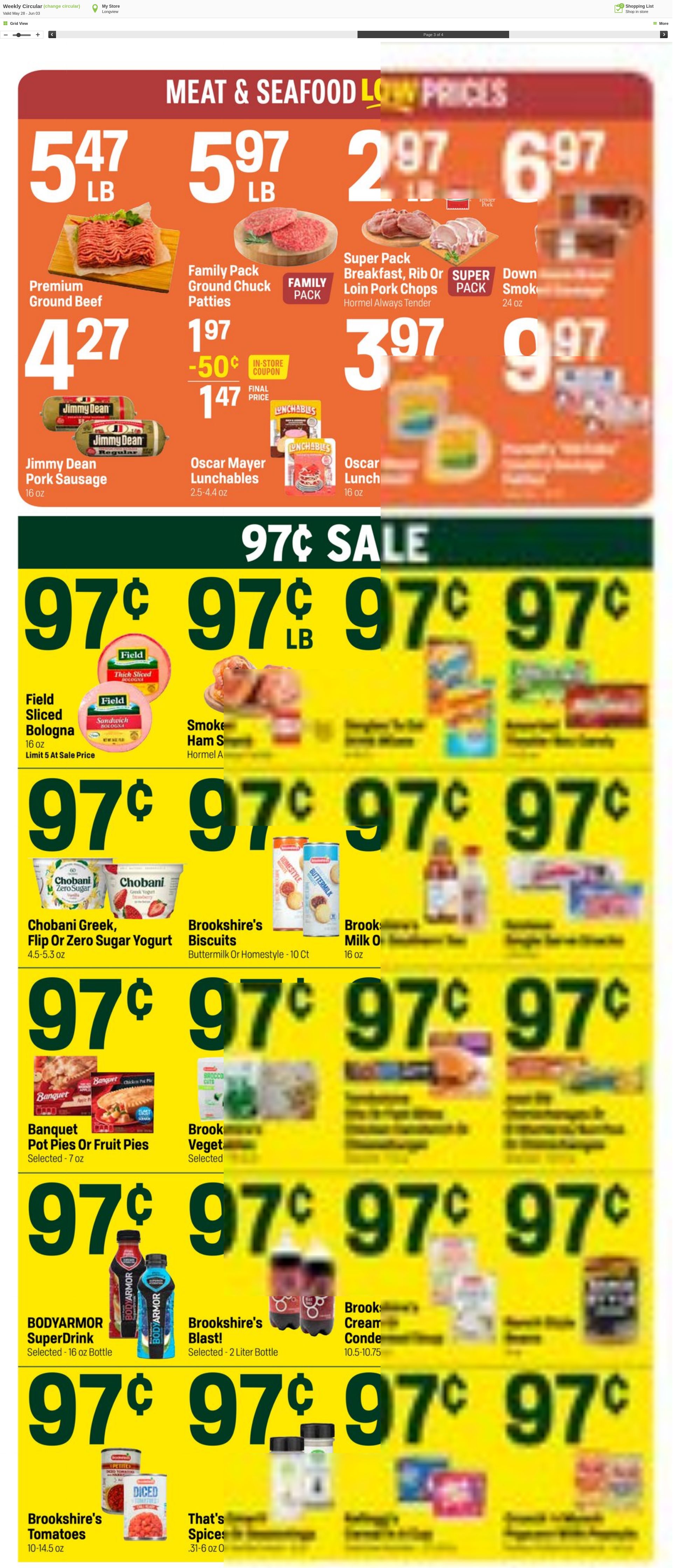 Weekly ad Super1Foods 05/28/2025 - 06/03/2025