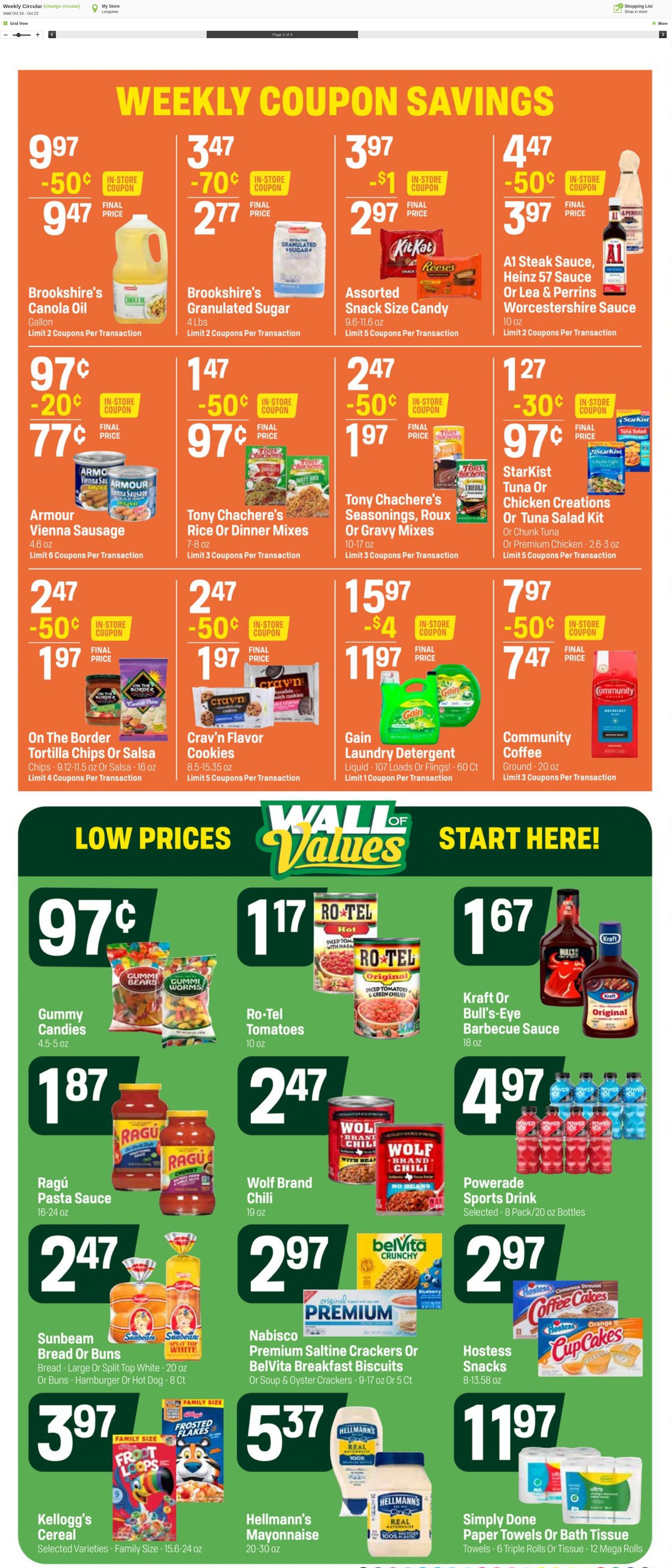 Weekly ad Super1Foods 10/16/2024 - 10/22/2024