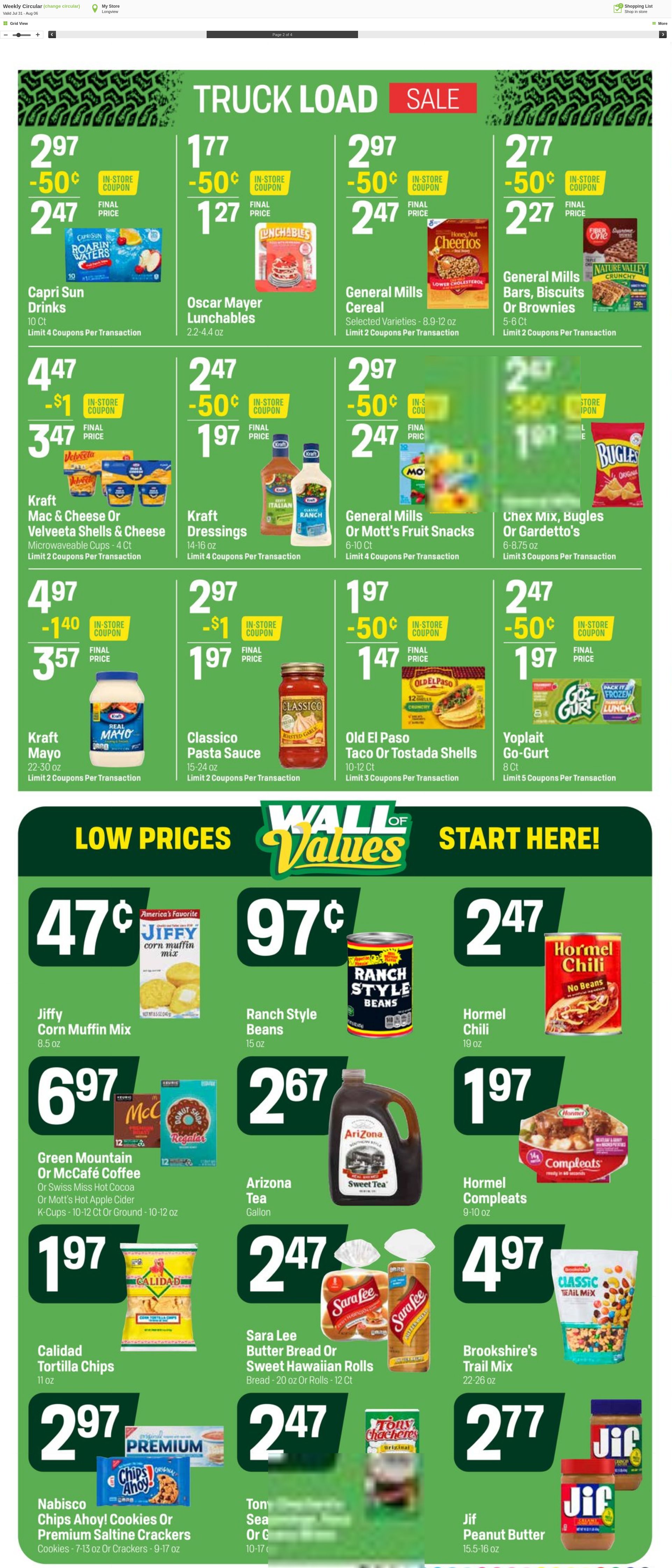 Weekly ad Super1Foods 07/31/2024 - 08/06/2024