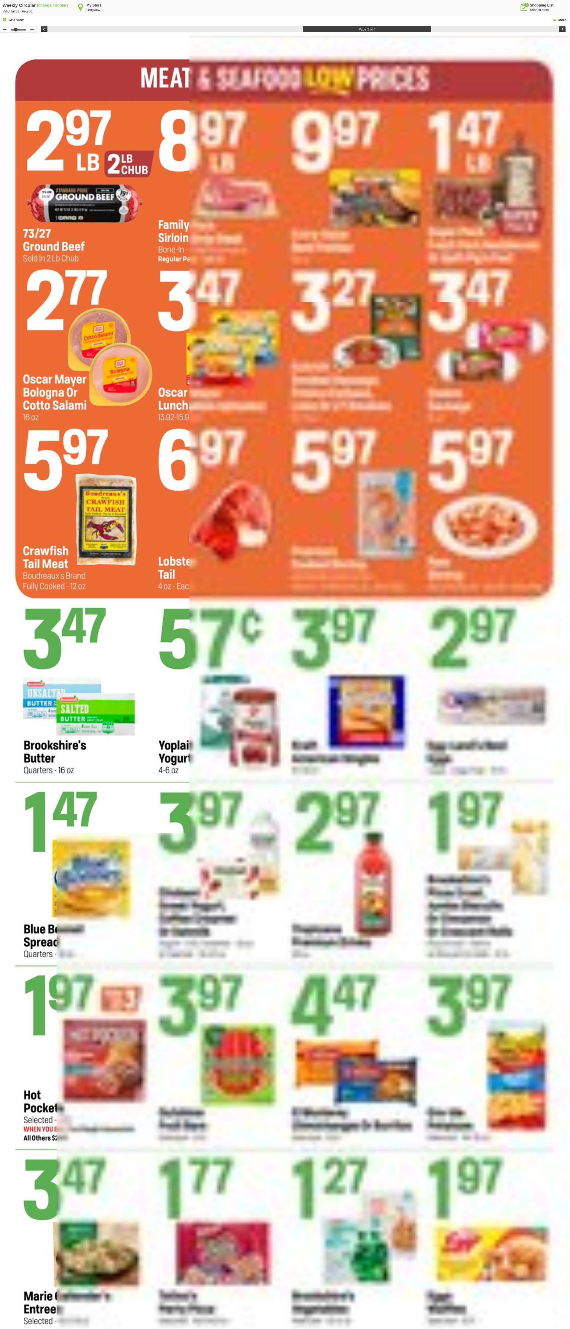 Weekly ad Super1Foods 07/31/2024 - 08/06/2024