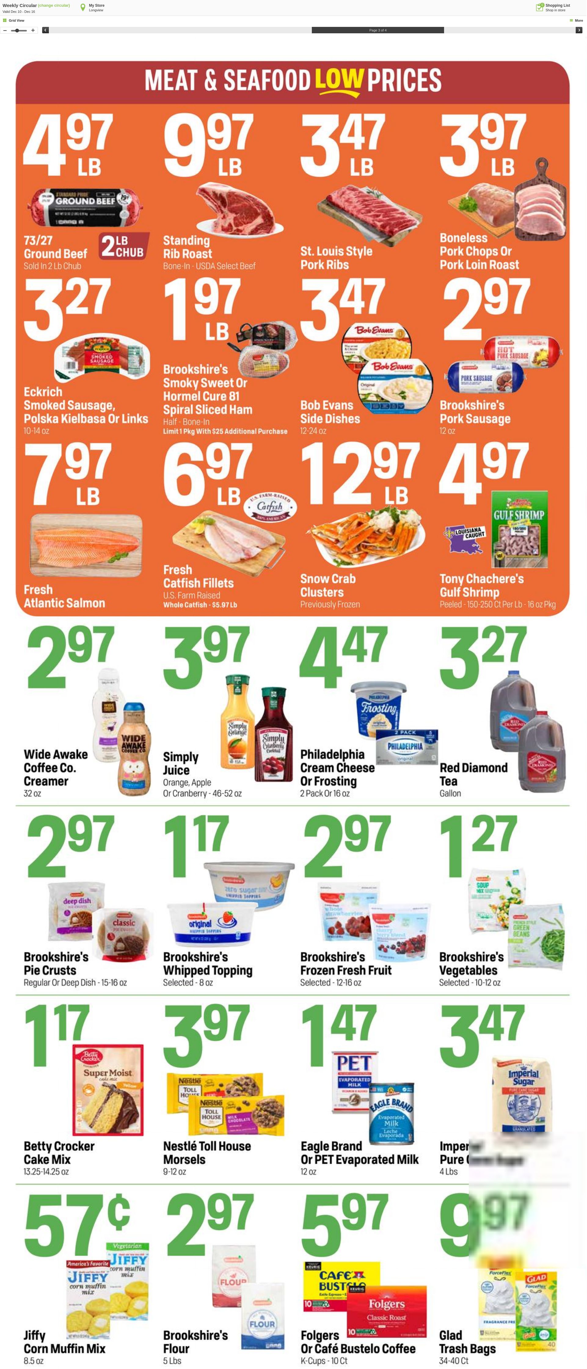 Weekly ad Super1Foods 12/10/2025 - 12/16/2025