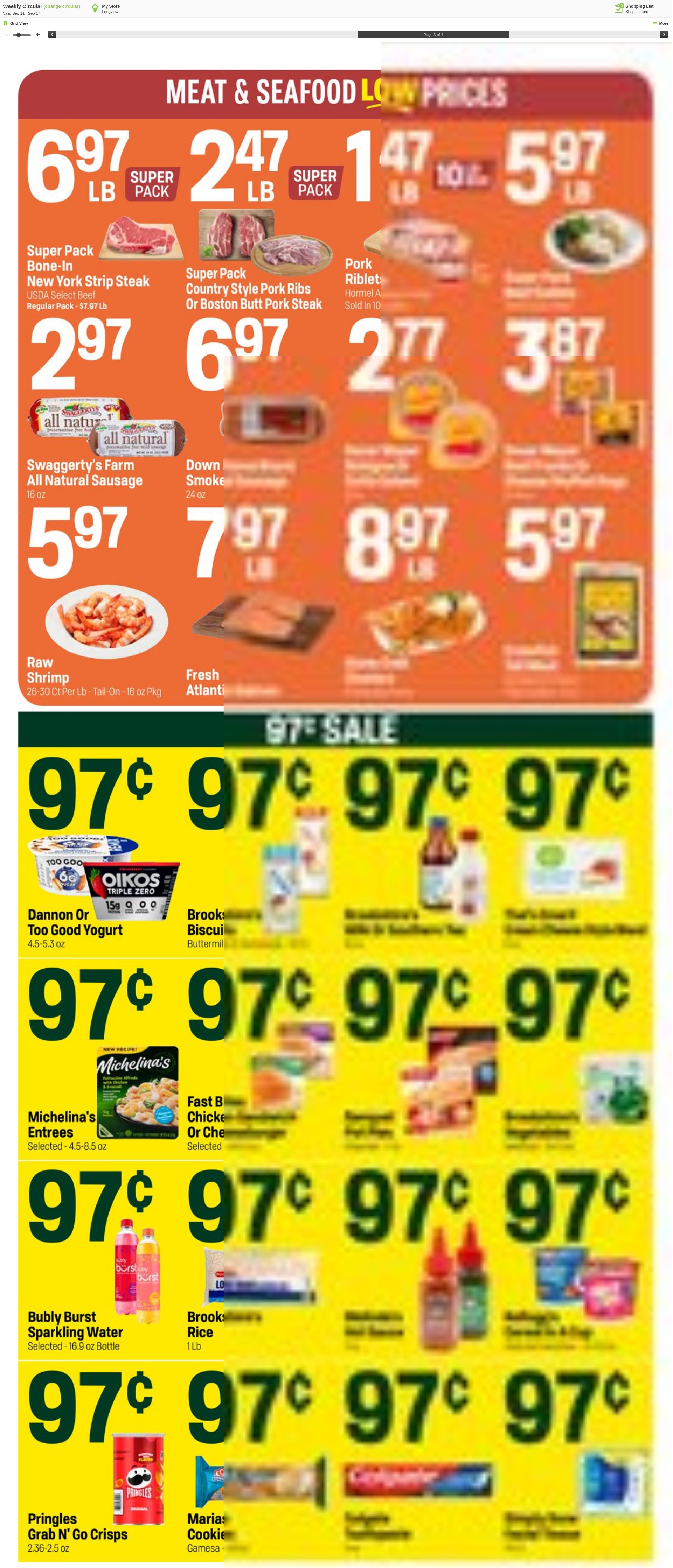 Weekly ad Super1Foods 09/11/2024 - 09/17/2024