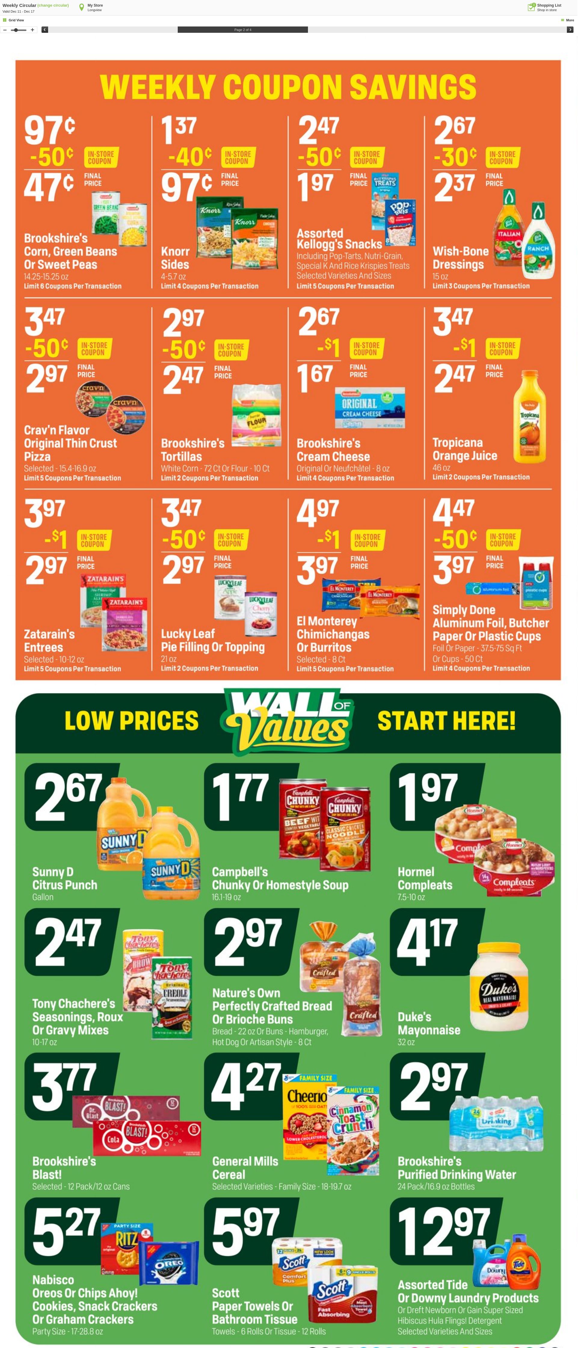 Weekly ad Super1Foods 12/11/2024 - 12/17/2024