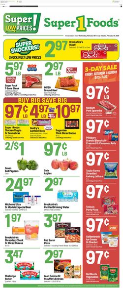 Weekly ad Super1Foods 11/06/2024 - 11/12/2024