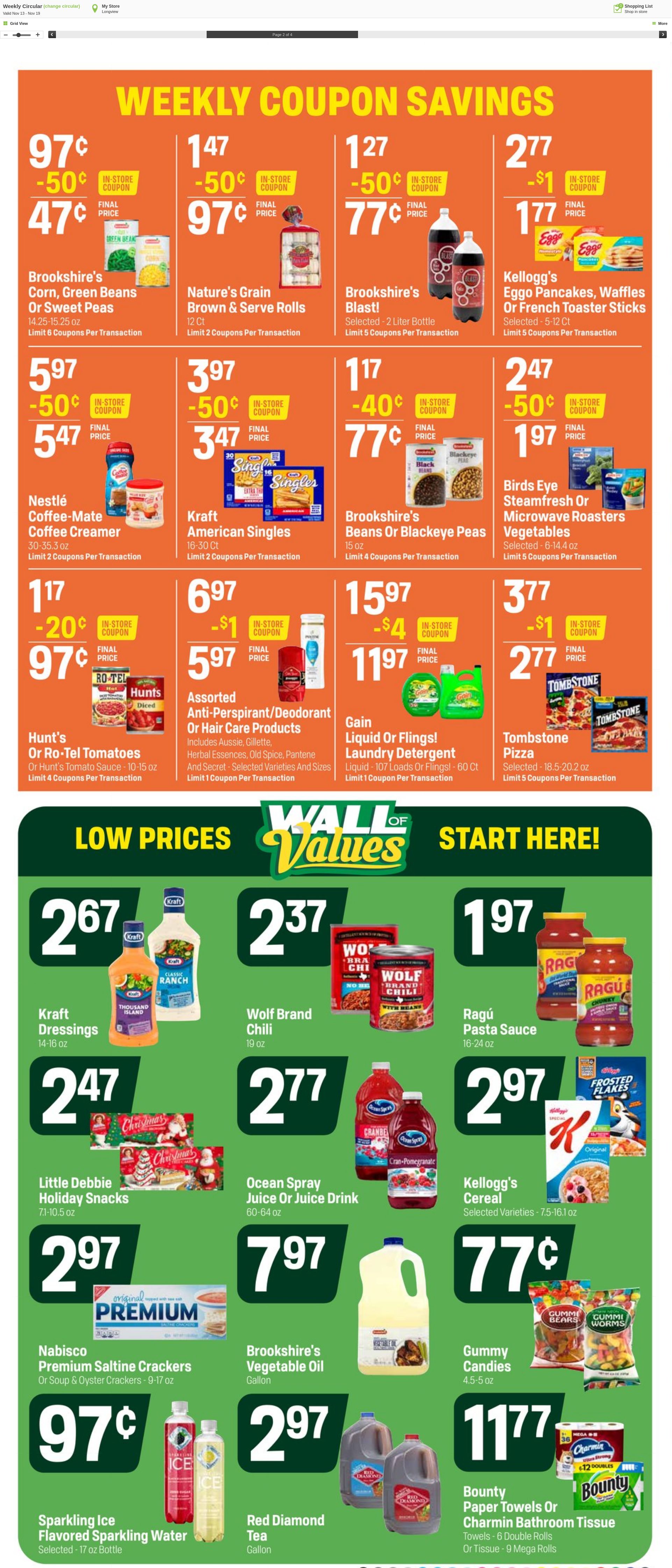 Weekly ad Super1Foods 11/13/2024 - 11/19/2024