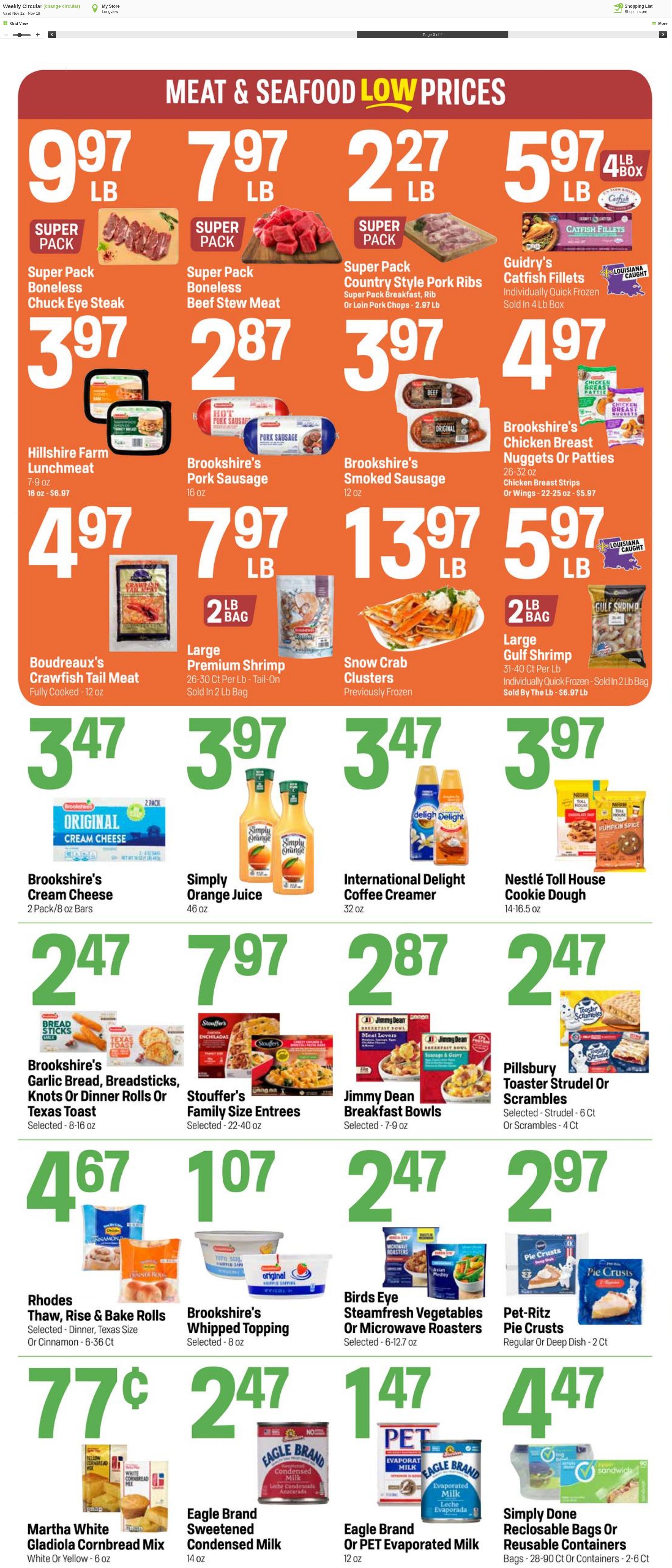 Weekly ad Super1Foods 11/12/2025 - 11/18/2025
