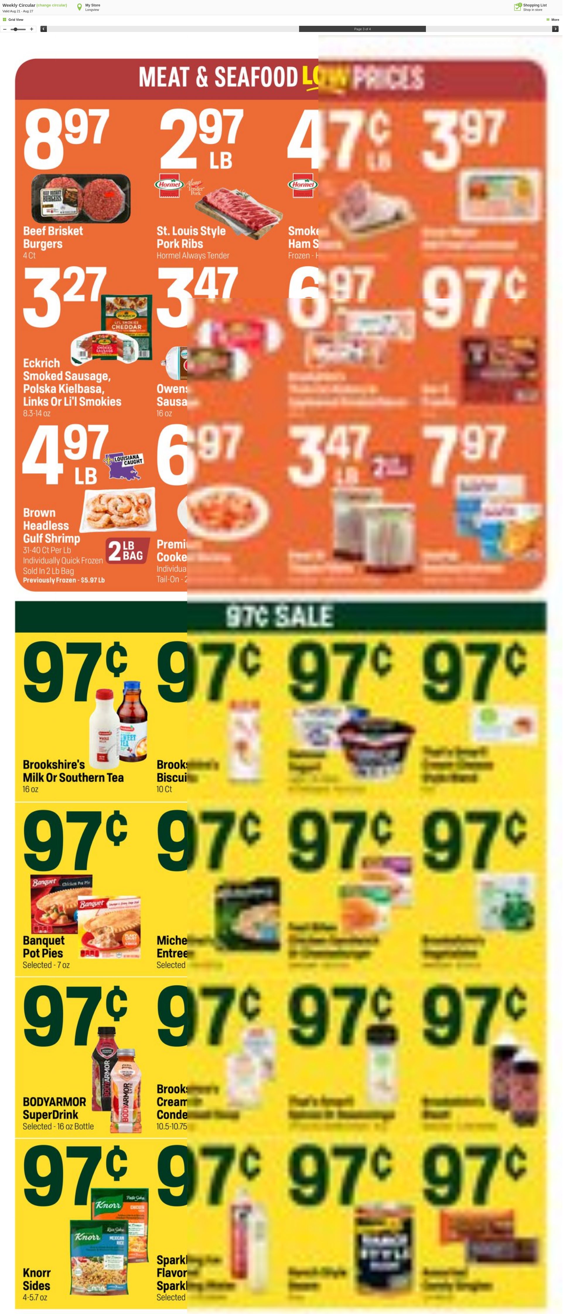 Weekly ad Super1Foods 08/21/2024 - 08/27/2024