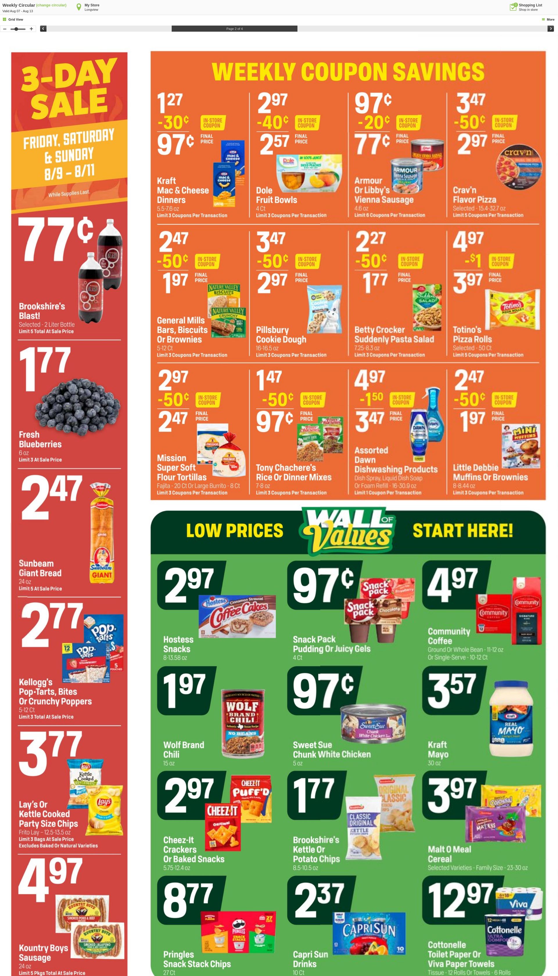 Weekly ad Super1Foods 08/07/2024 - 08/13/2024