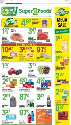 Weekly ad Super1Foods 07/31/2024 - 08/06/2024