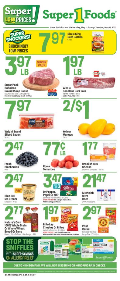 Super1Foods Promotional weekly ads