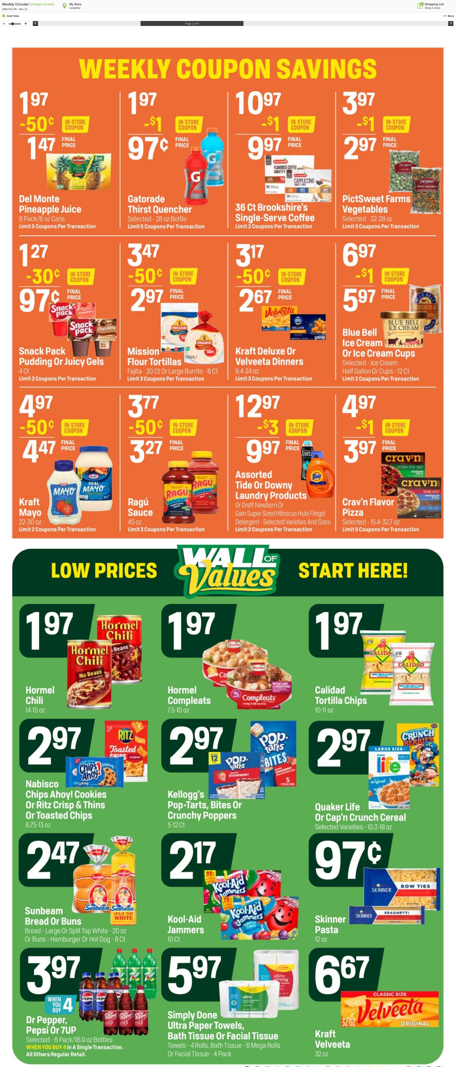 Weekly ad Super1Foods 11/06/2024 - 11/12/2024