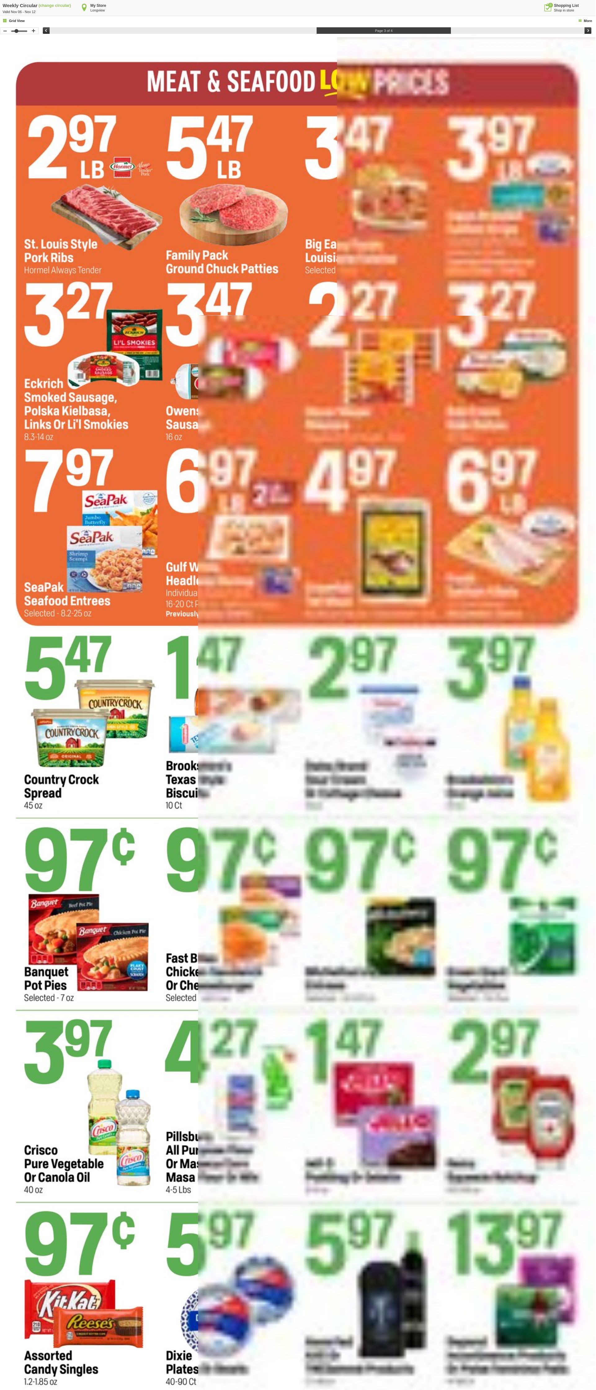 Weekly ad Super1Foods 11/06/2024 - 11/12/2024