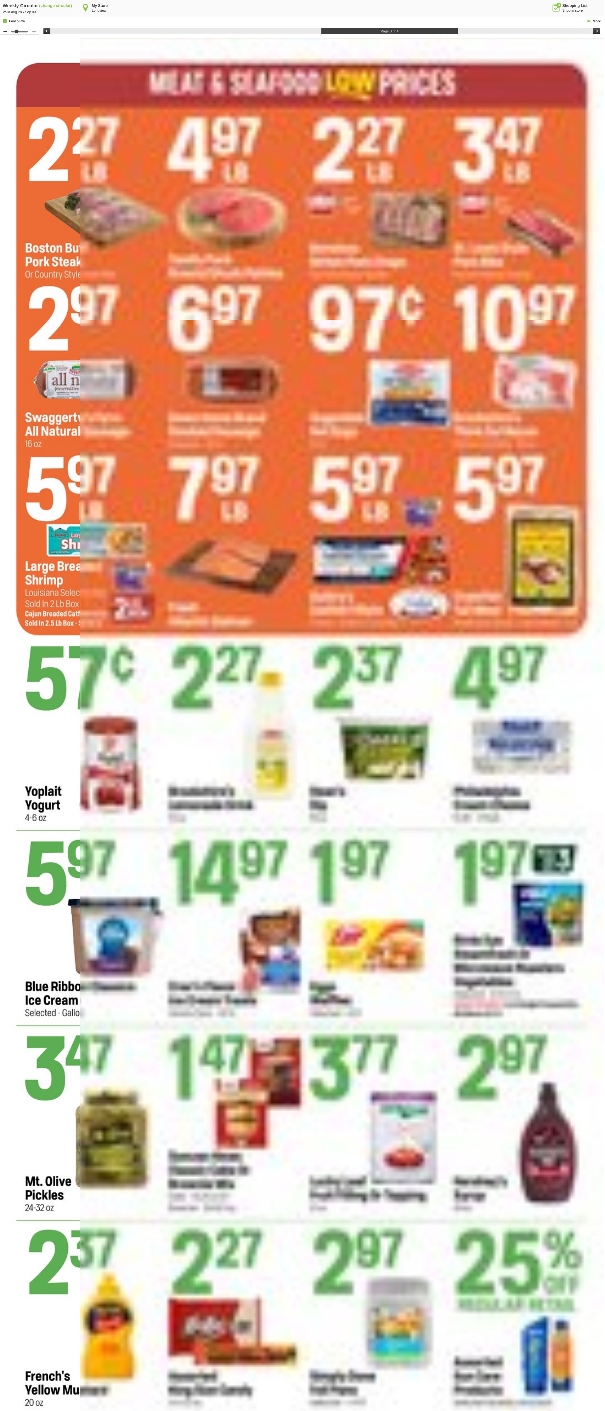 Weekly ad Super1Foods 08/28/2024 - 09/03/2024