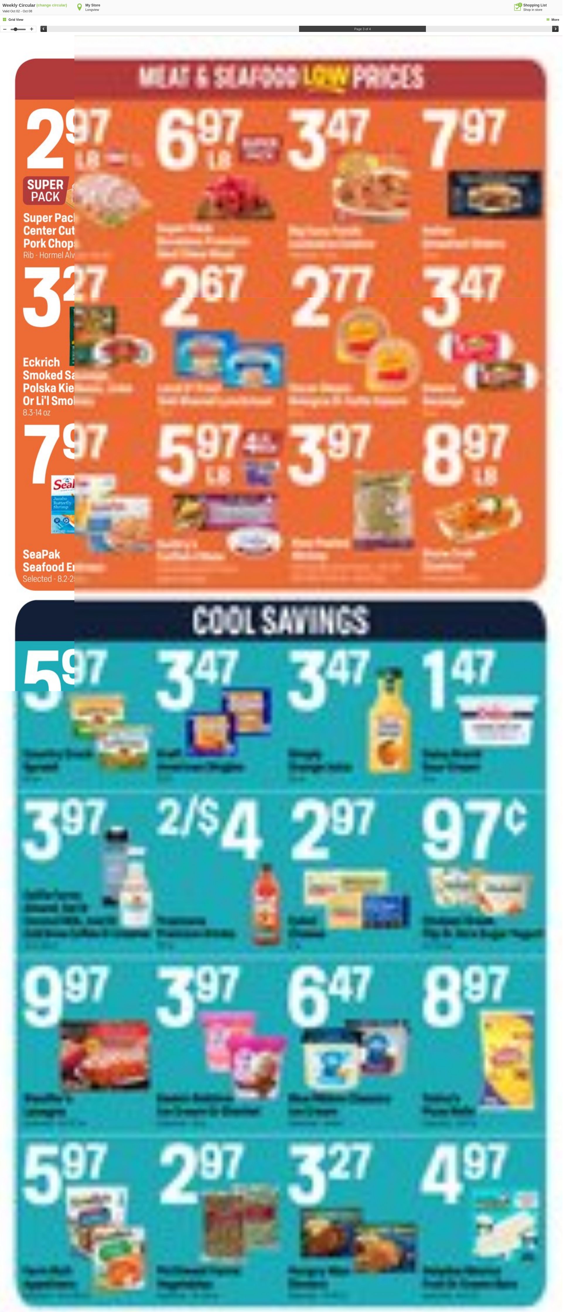 Weekly ad Super1Foods 10/02/2024 - 10/08/2024