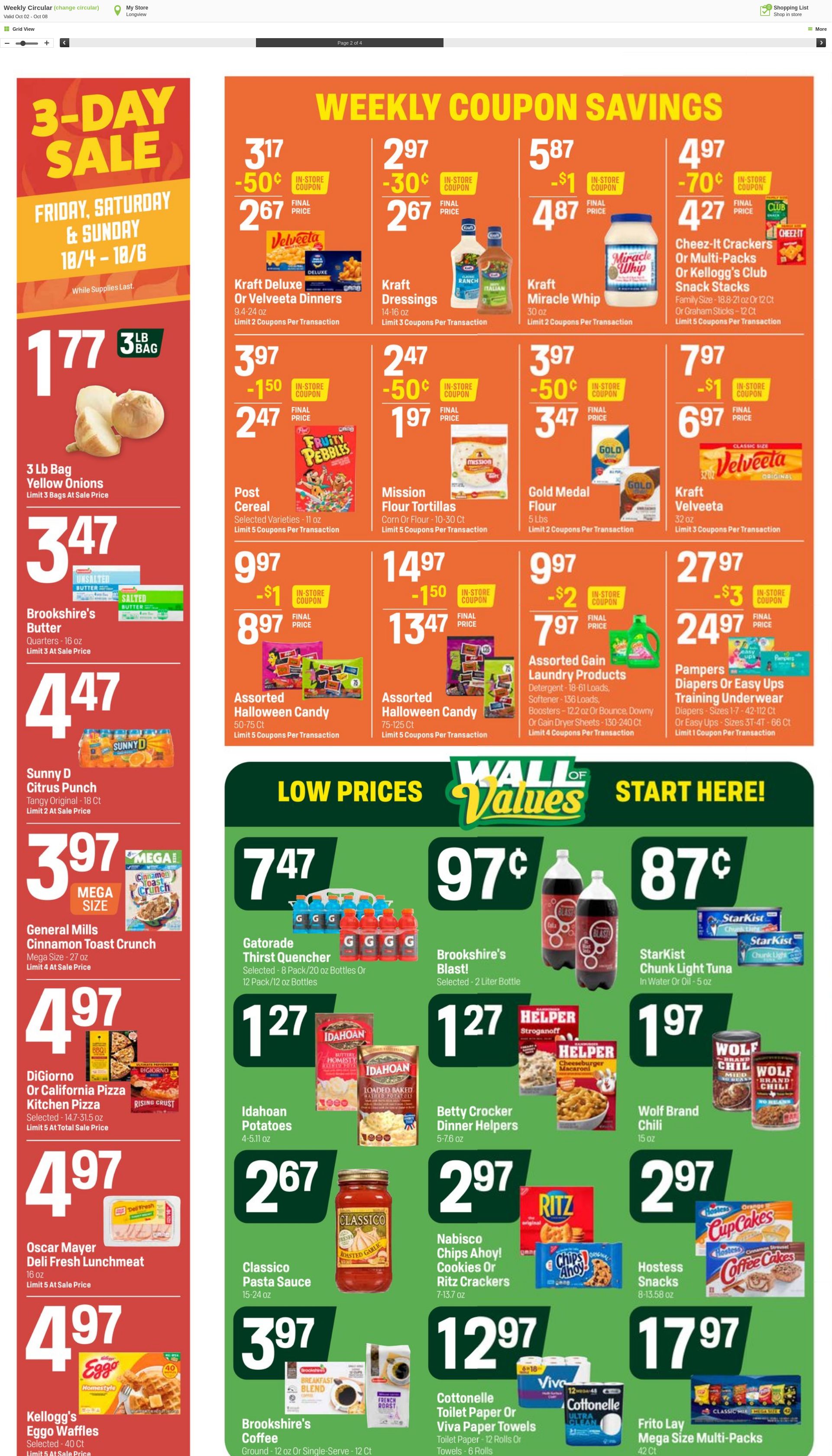 Weekly ad Super1Foods 10/02/2024 - 10/08/2024