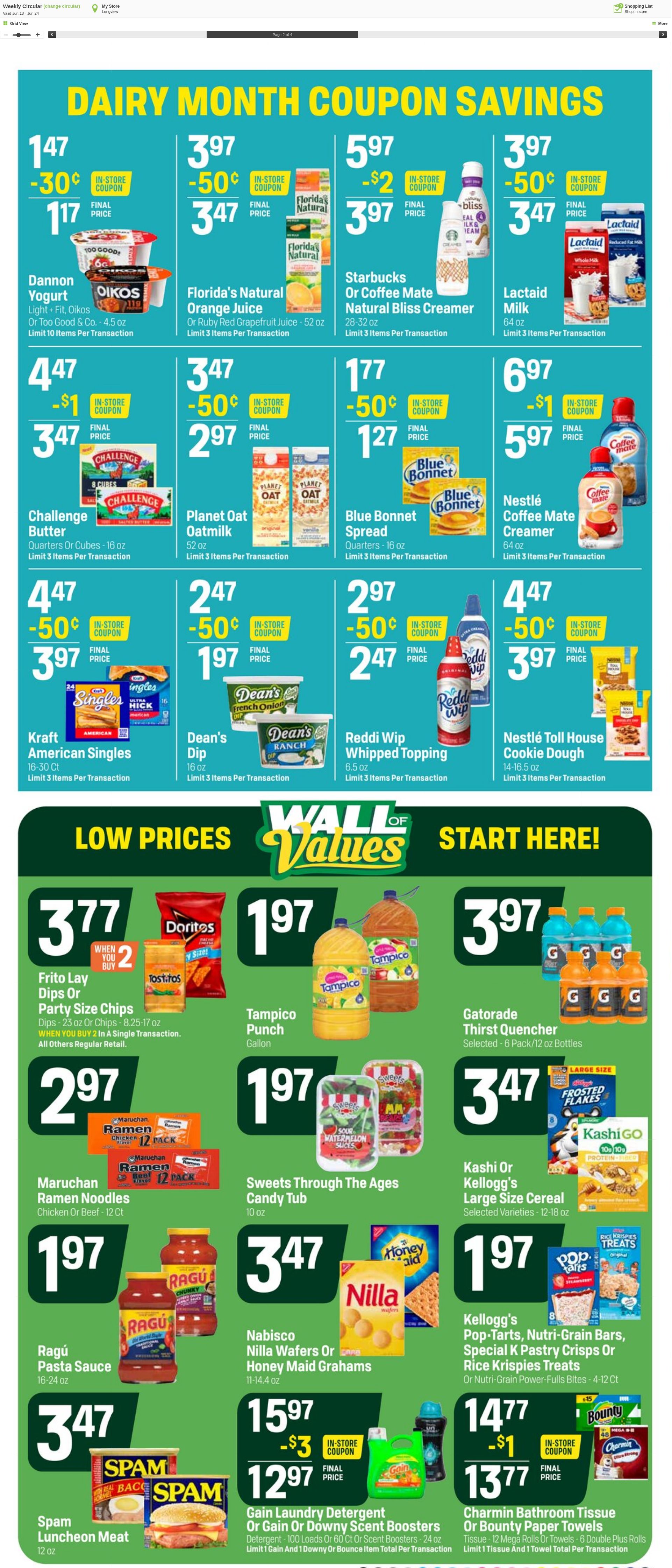 Weekly ad Super1Foods 06/18/2025 - 06/24/2025