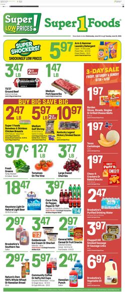 Weekly ad Super1Foods 06/18/2025 - 06/24/2025