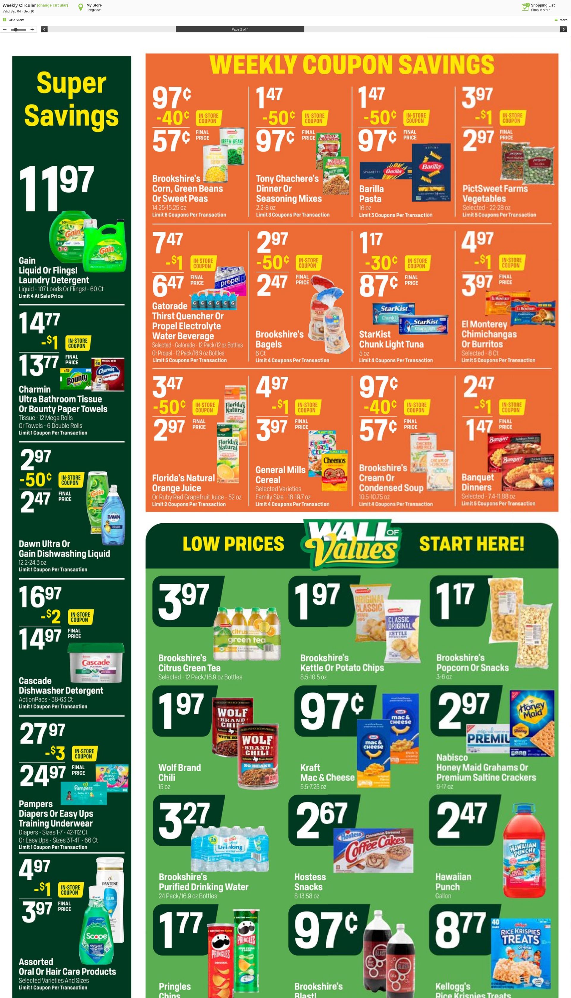 Weekly ad Super1Foods 09/04/2024 - 09/10/2024