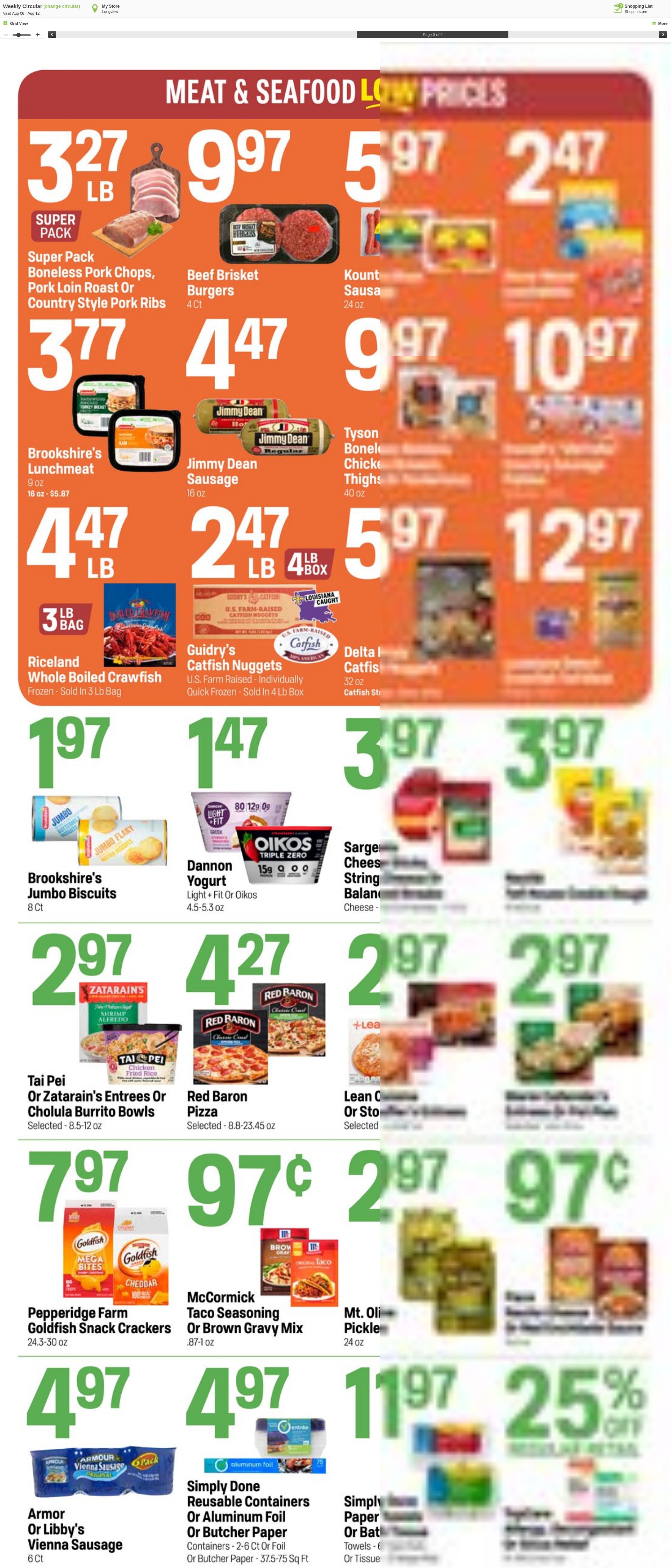 Weekly ad Super1Foods 08/06/2025 - 08/12/2025