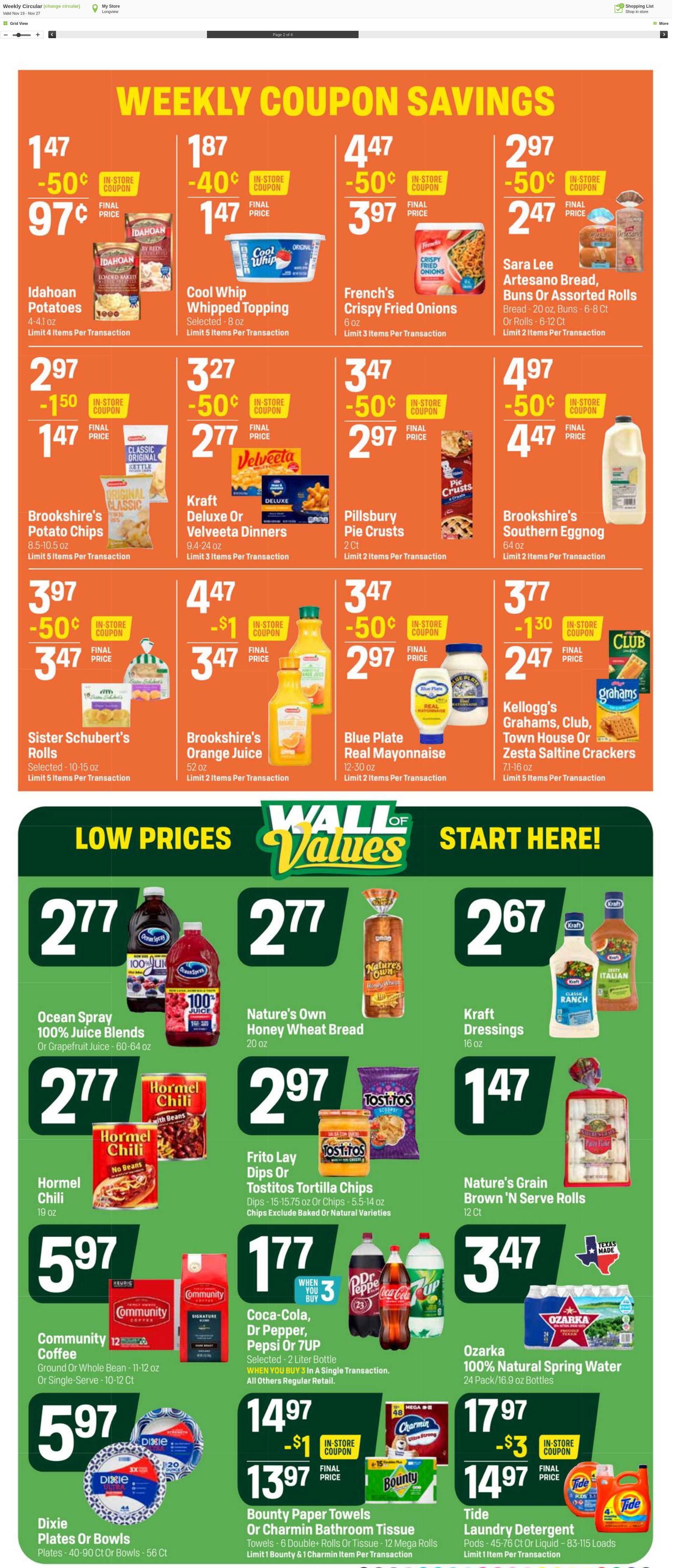 Weekly ad Super1Foods 11/19/2025 - 11/27/2025