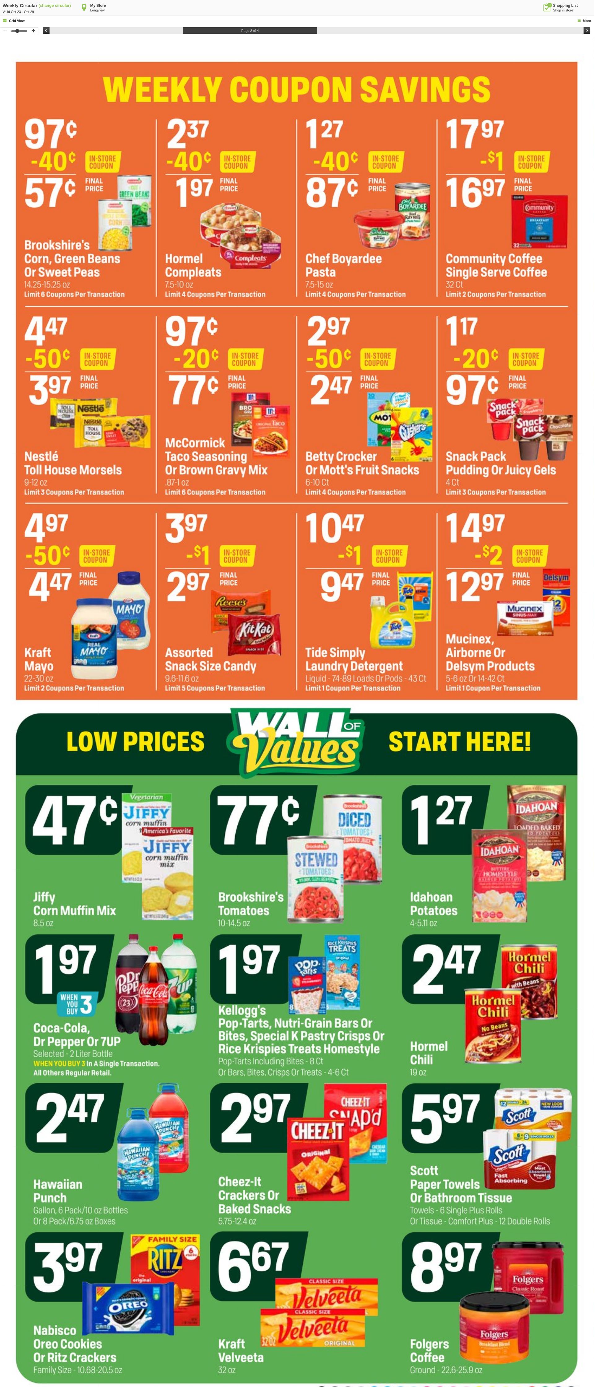 Weekly ad Super1Foods 10/23/2024 - 10/29/2024