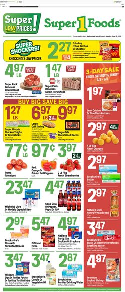 Weekly ad Super1Foods 06/04/2025 - 06/10/2025