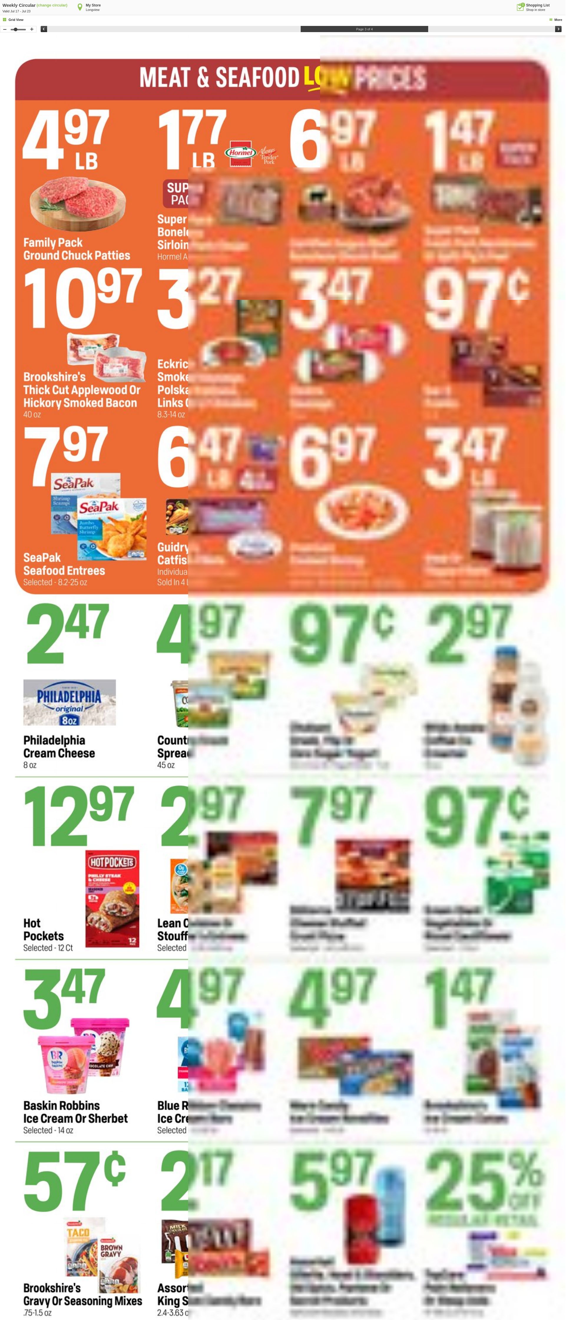 Weekly ad Super1Foods 07/17/2024 - 07/23/2024