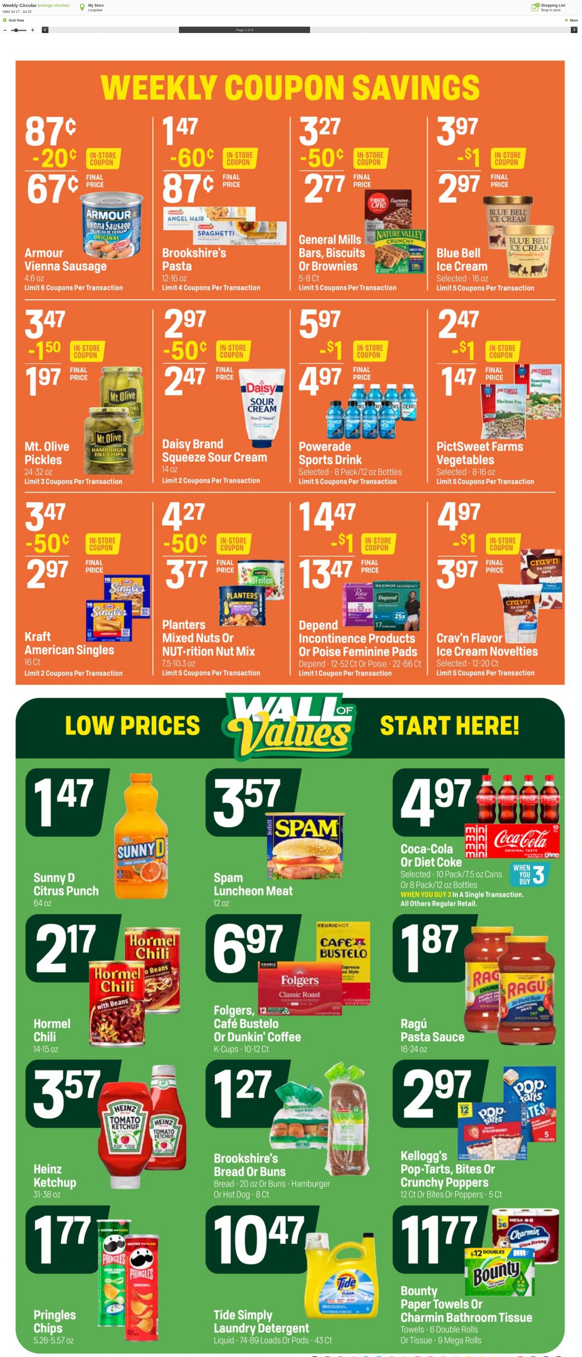 Weekly ad Super1Foods 07/17/2024 - 07/23/2024