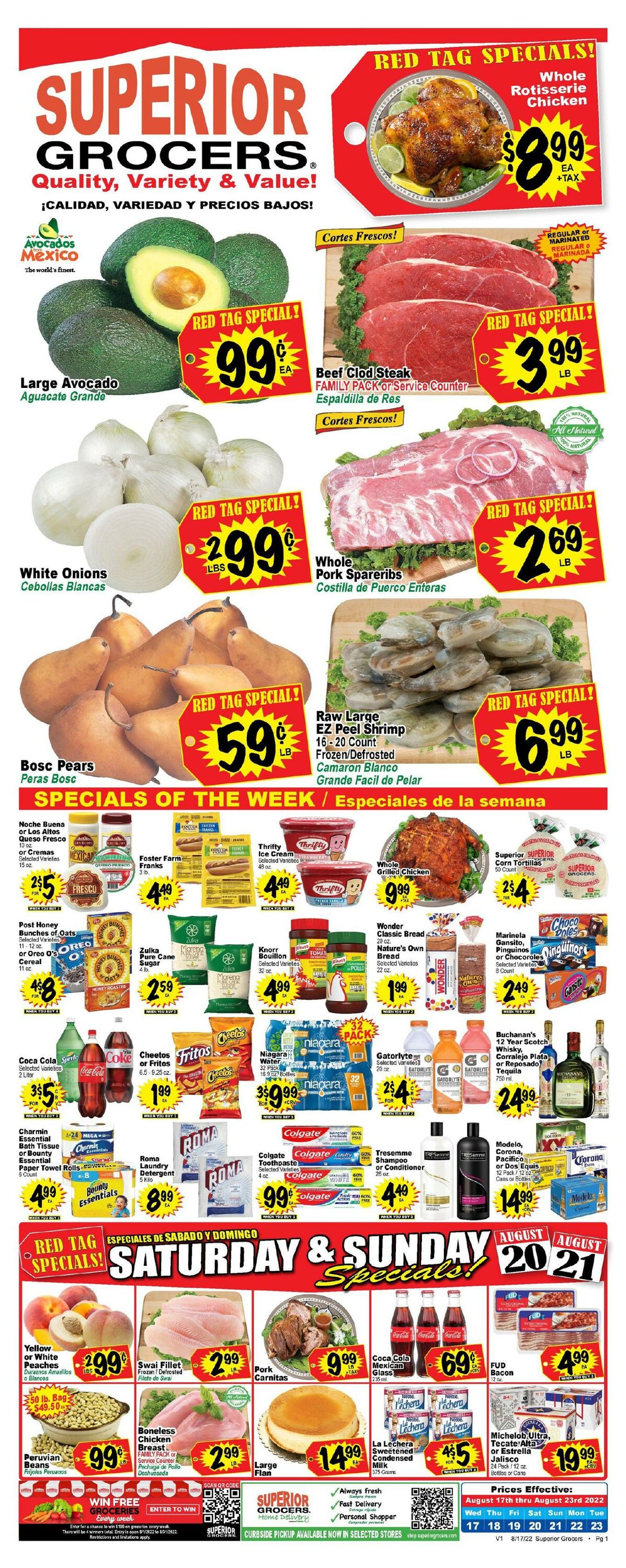 Weekly ad Superior Grocers 08/17/2022-08/23/2022